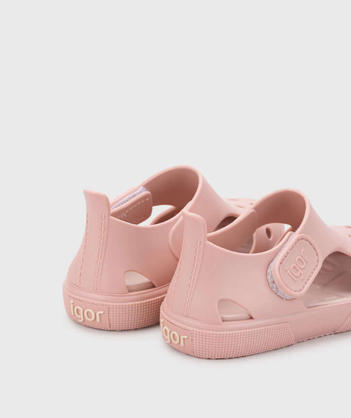 Sandali Mare Bambina Igor Surfi Rosa Maquillage | Velcro Morbidi Antiscivolo | Taglie 20-26