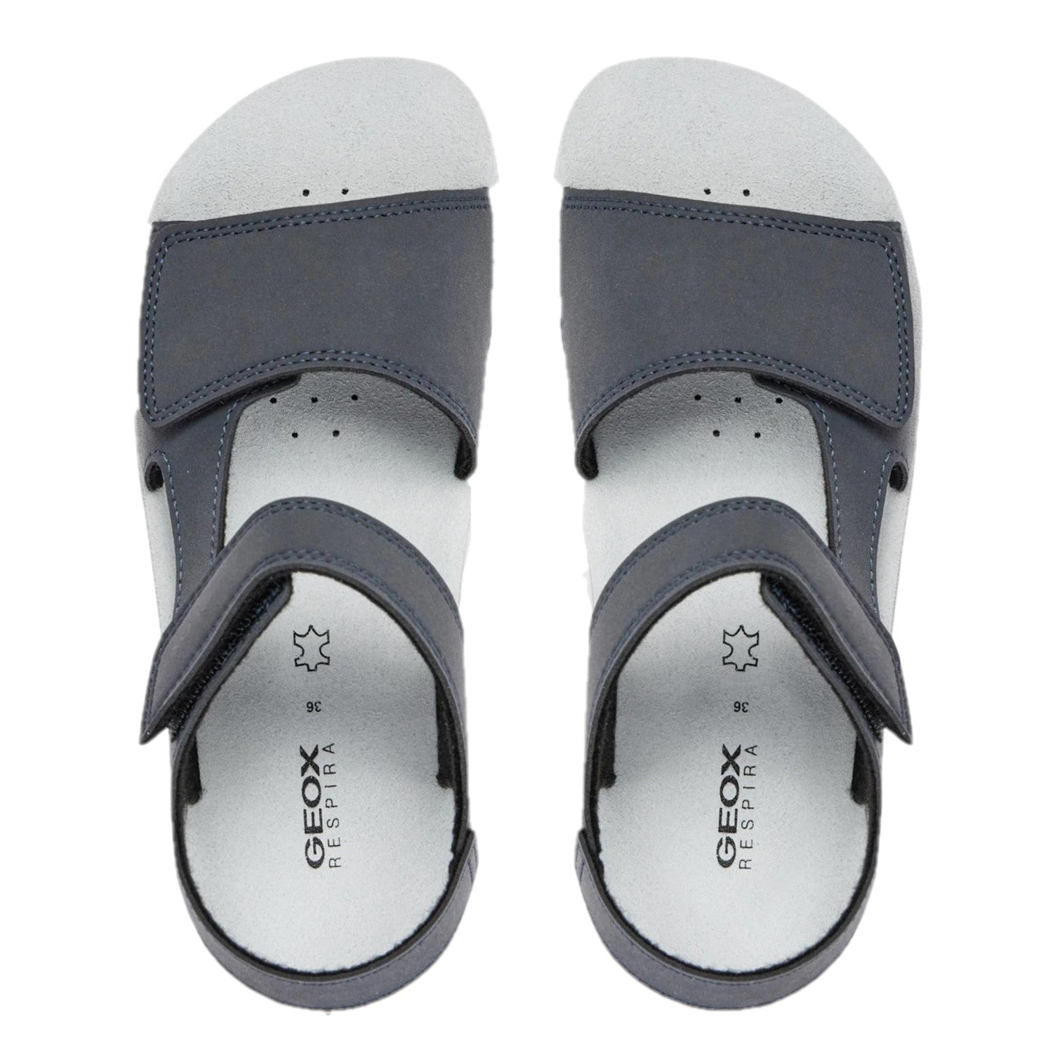 Blue children s sandals with GEOX logo tears Win Kids