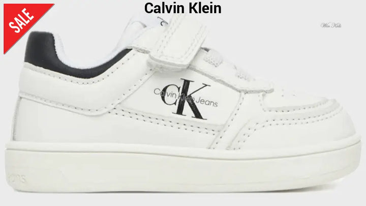 Scarpe CALVIN KLEIN per bambino bianche dal numero 20 al 29 Scarpe
