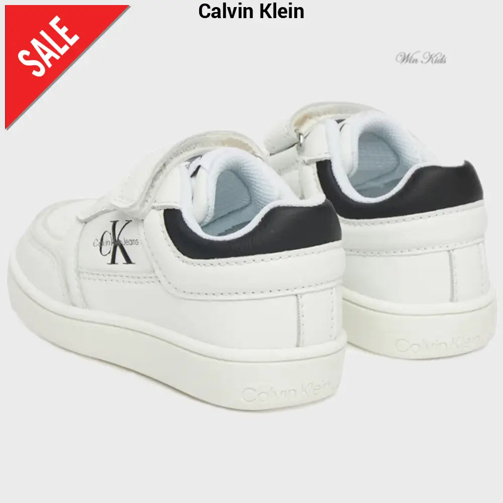 Scarpe CALVIN KLEIN per bambino bianche dal numero 20 al 29 Scarpe