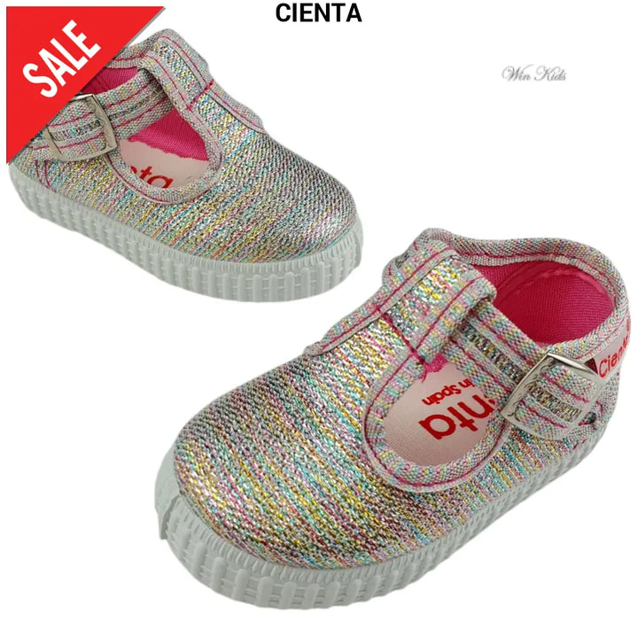 Scarpe CIENTA laminata multicolor modello occhietto 18 - 30 Scarpe