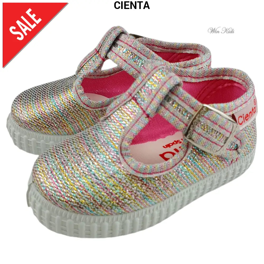 Scarpe CIENTA laminata multicolor modello occhietto 18 - 30 Scarpe