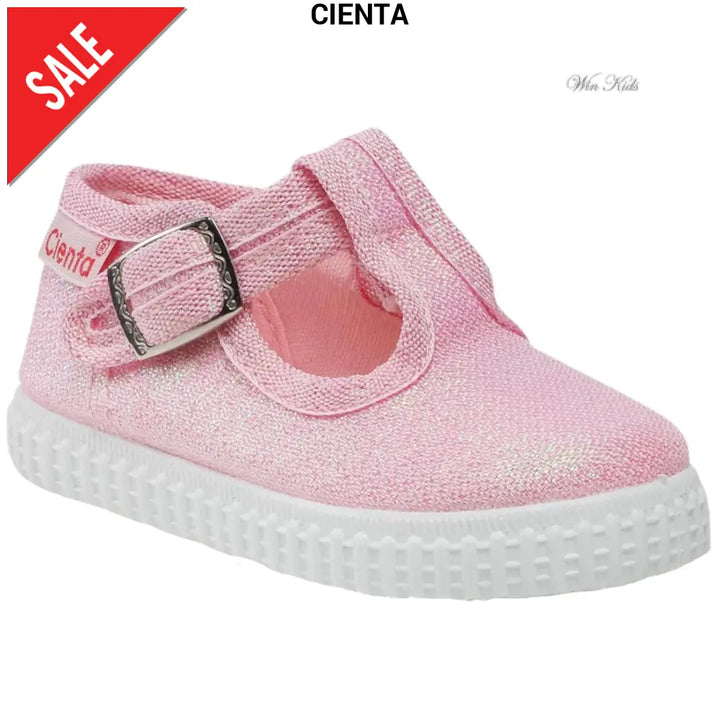 Scarpe CIENTA laminata rosa modello occhietto 18 - 30 Scarpe