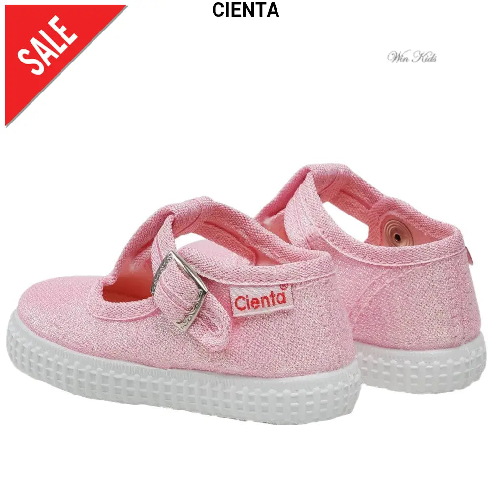 Scarpe CIENTA laminata rosa modello occhietto 18 - 30 Scarpe
