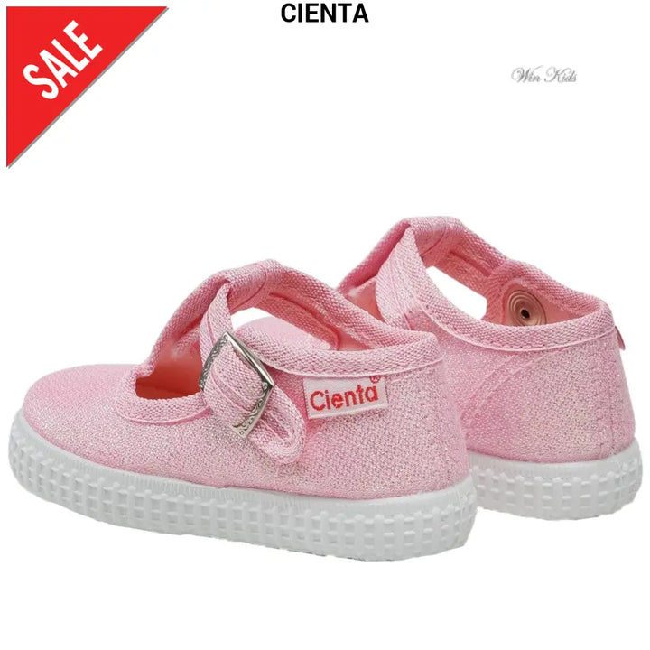 Scarpe CIENTA laminata rosa modello occhietto 18 - 30 Scarpe