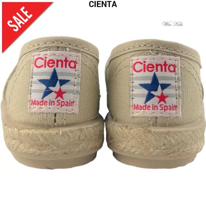 Scarpe CIENTA mocassino con corda beige 20 - 34 Scarpe