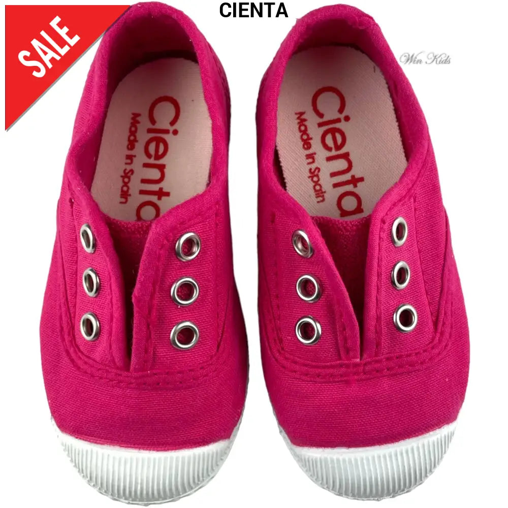 Scarpe CIENTA slip on fuxia punta in gomma 21 - 38 Scarpe