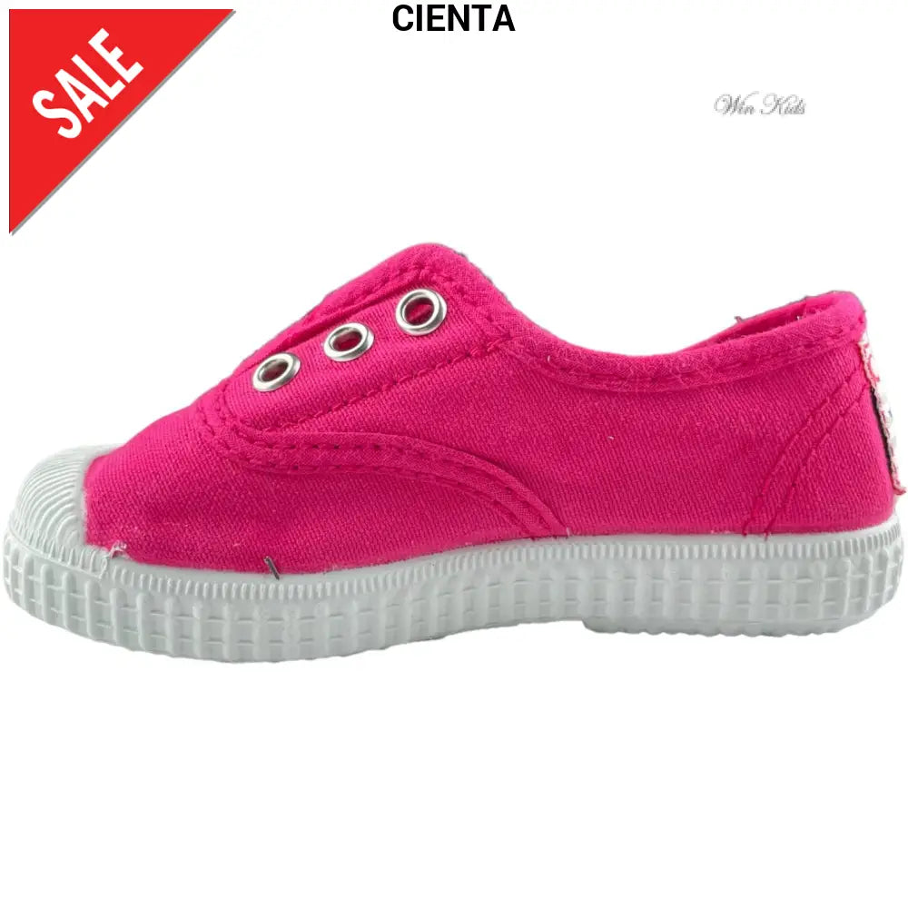 Scarpe CIENTA slip on fuxia punta in gomma 21 - 38 Scarpe