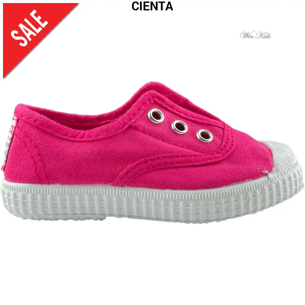 Scarpe CIENTA slip on fuxia punta in gomma 21 - 38 Scarpe