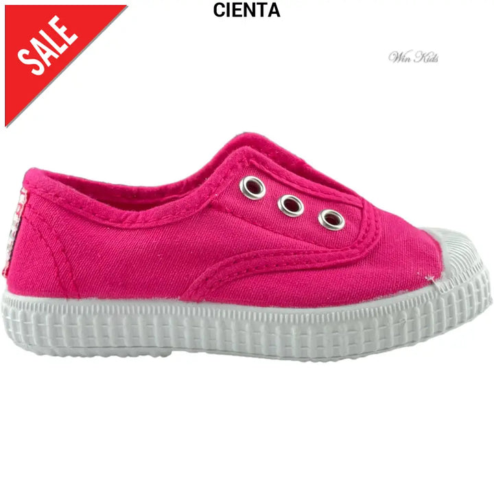Scarpe CIENTA slip on fuxia punta in gomma 21 - 38 Scarpe