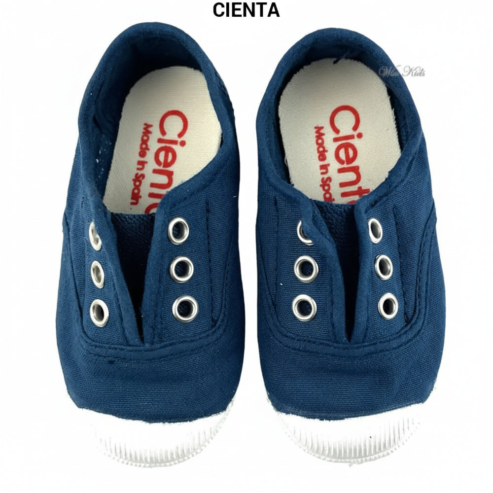 Scarpe CIENTA slip on punta in gomma blu 21 - 39 Scarpe