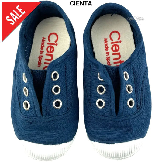 Scarpe CIENTA slip on punta in gomma blu 21 - 39 Scarpe