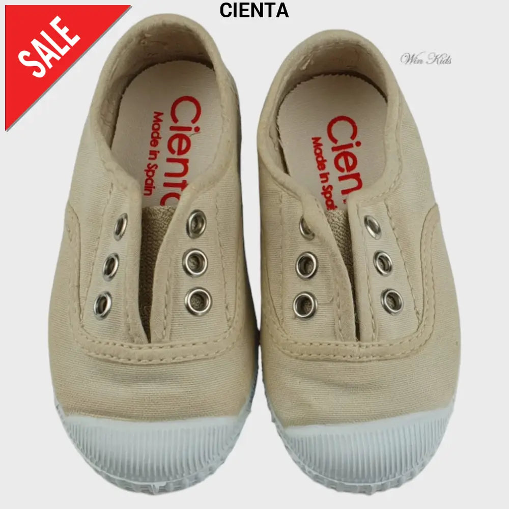 Scarpe CIENTA slip on punta in gomma sabbia 21 - 39 Scarpe