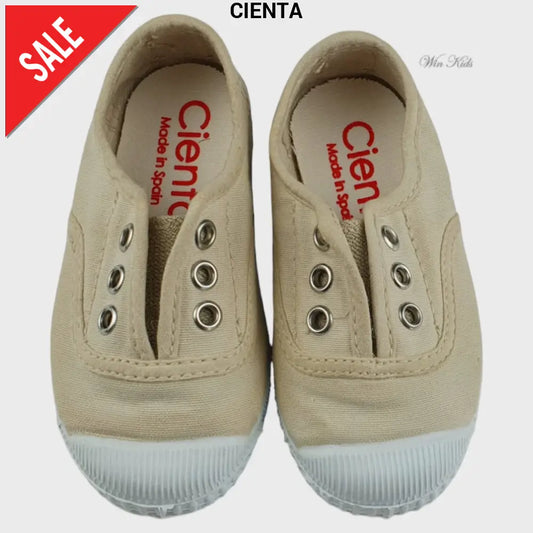 Scarpe CIENTA slip on punta in gomma sabbia 21 - 39 Scarpe