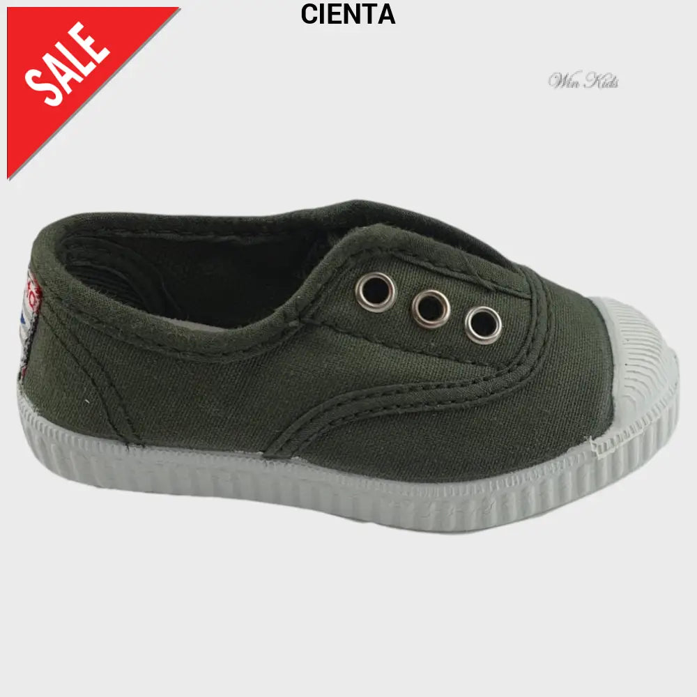 Scarpe CIENTA slip on punta in gomma verde 21 - 39 Scarpe