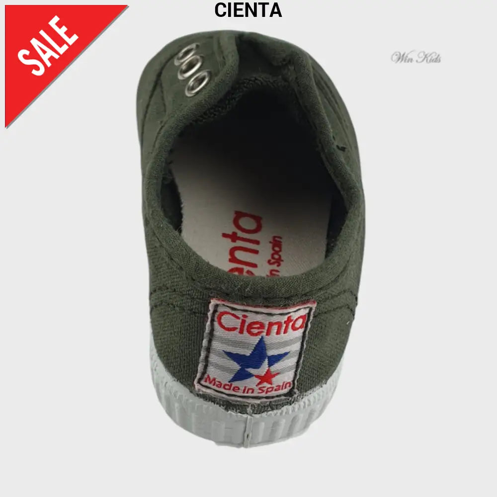 Scarpe CIENTA slip on punta in gomma verde 21 - 39 Scarpe