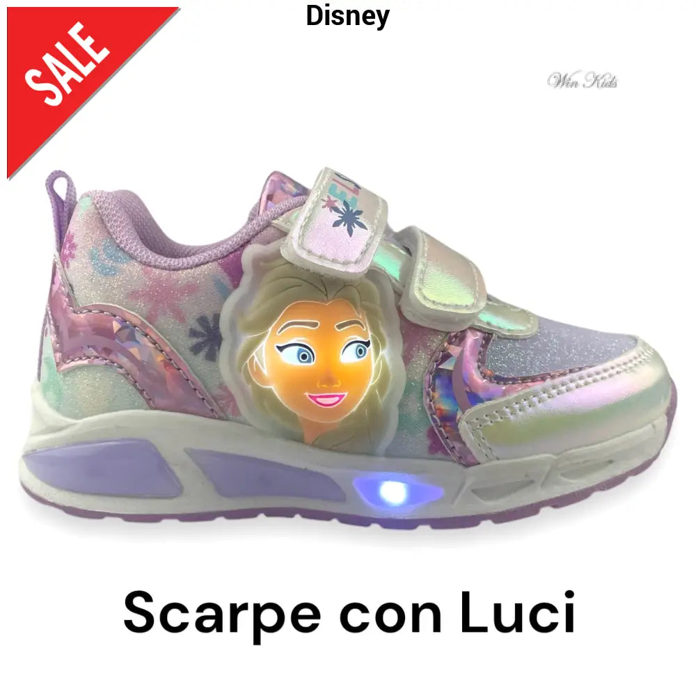 Scarpe FROZEN bambina con luci dal 25 al 33 Scarpe