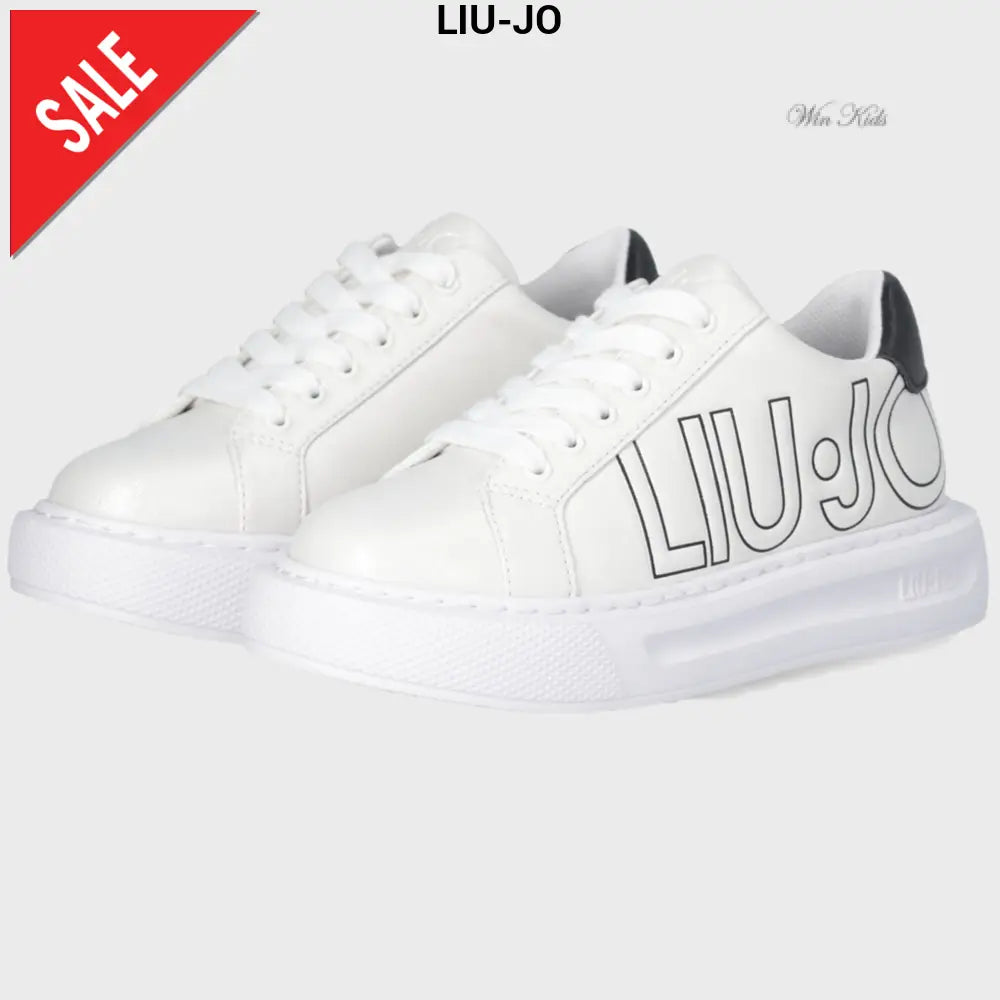 Scarpe LIU JO bianco laminato dal 25 fino al 37 Scarpe
