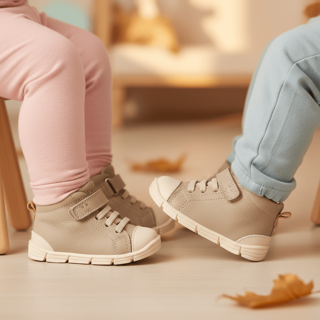 PRIMIGI Zapatos primeros pasos descalzos - Cara externa correcta