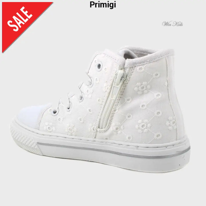 Scarpe PRIMIGI in tela bianca ricamata 20 - 31 Scarpe