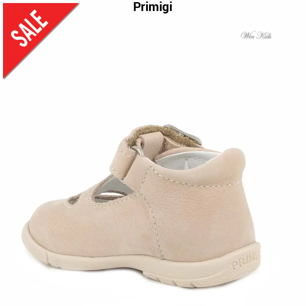 Scarpe PRIMIGI occhietto in pelle beige 18 - 25 Scarpe