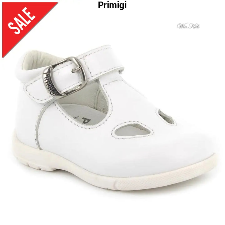 Scarpe PRIMIGI occhietto in pelle bianca 18 - 25 Scarpe