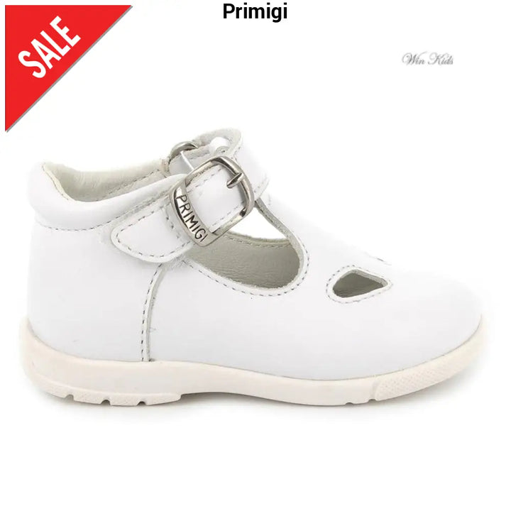 Scarpe PRIMIGI occhietto in pelle bianca 18 - 25 Scarpe