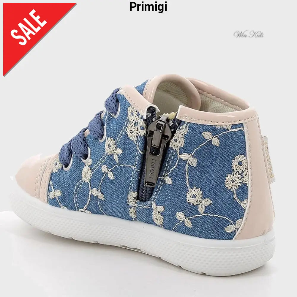 Scarpe PRIMIGI primi passi in jeans con ricami 19 - 25 Scarpe