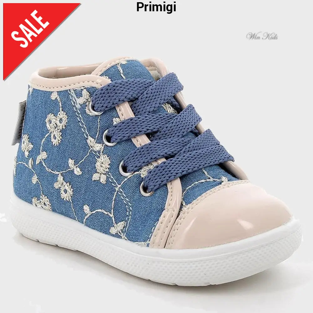 Scarpe PRIMIGI primi passi in jeans con ricami 19 - 25 Scarpe