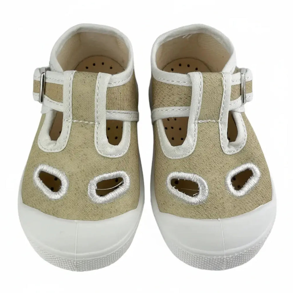 Scarpe SUPERGA modello occhietto beige 18 - 25 Scarpe