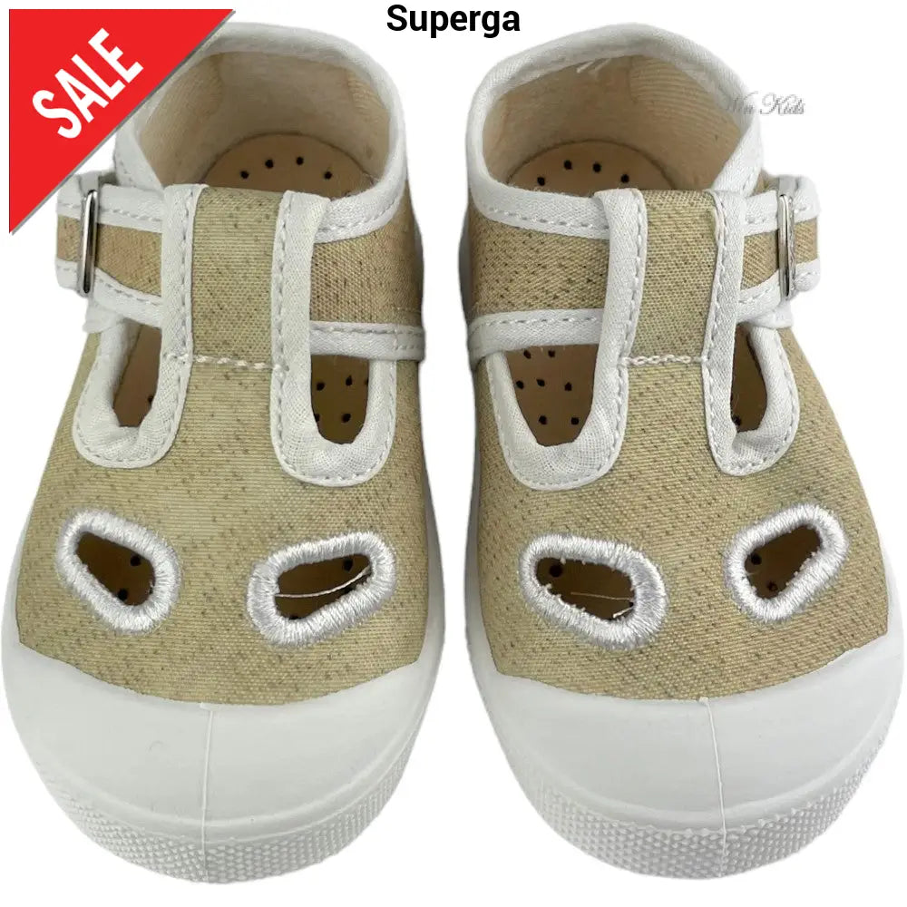 Zapatos SUPERGA modelo ojo beige 18 - 25 Zapatos