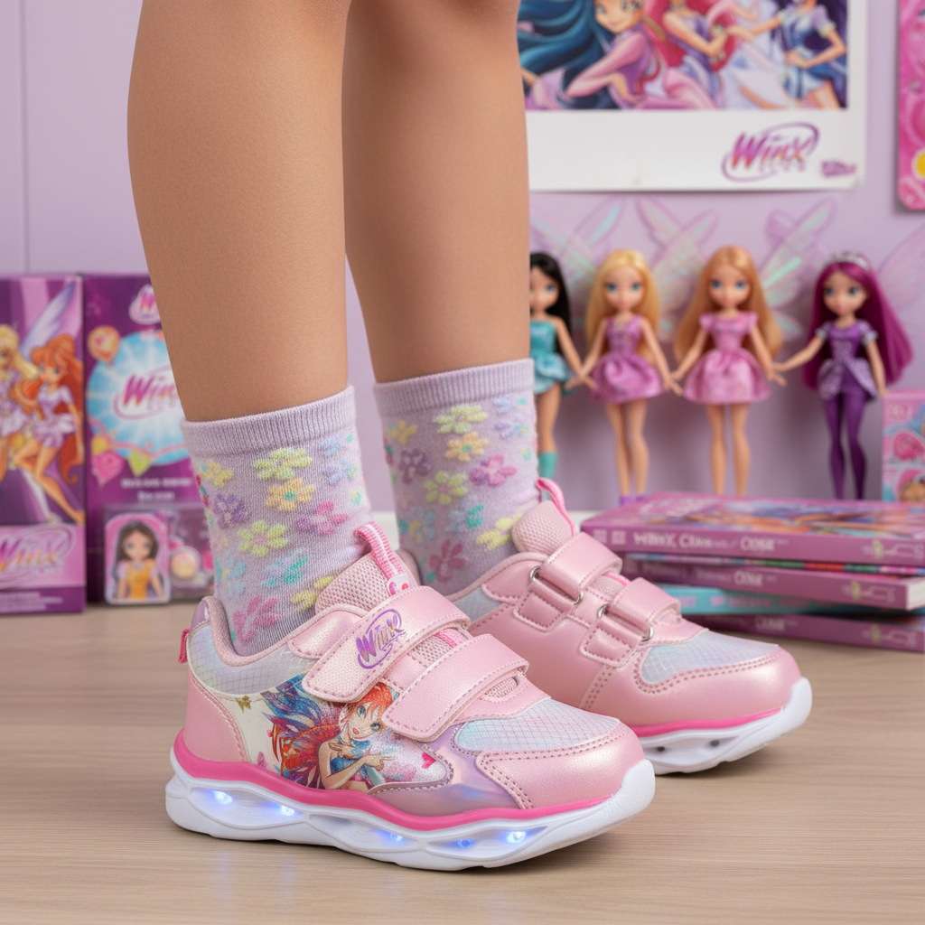 Scarpe WINX con luci - ambiente realistico