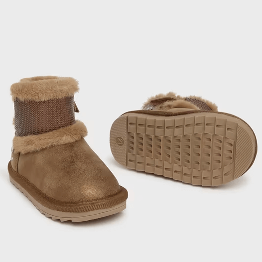 Botins femininos MAYORAL com pele sintética - quentes e antiderrapantes do dia 19 ao 25