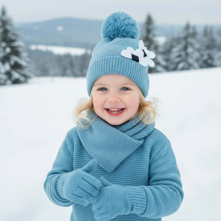 Cappello scaladacollo e guanti MAYORAL azzurro 4 anni - 10 anni