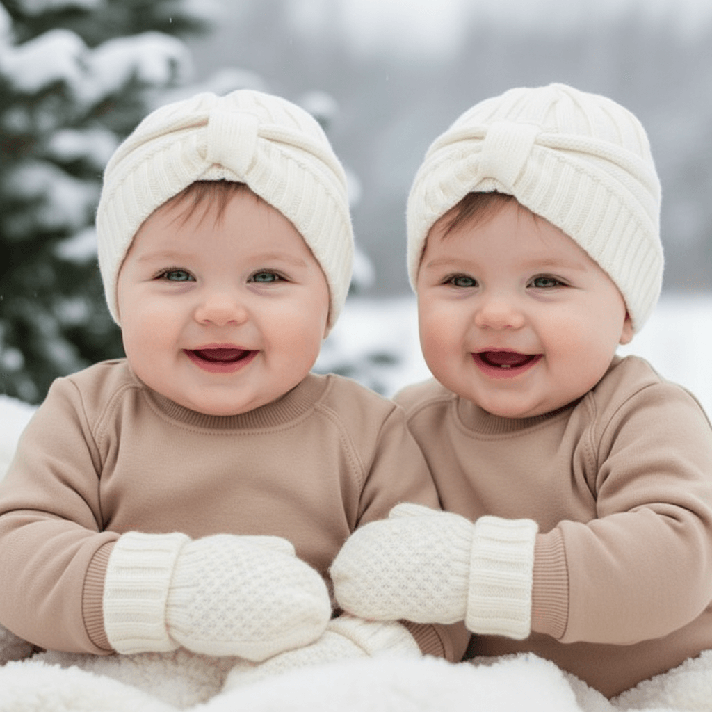 Set cappello turbante e muffolette MAYORAL - prodotto identico