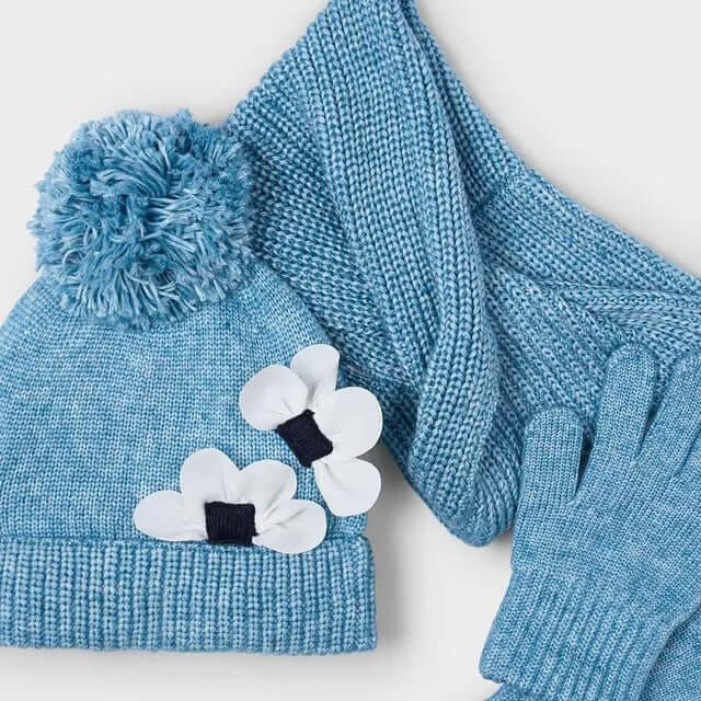 Cappello scaladacollo e guanti MAYORAL azzurro 4 anni - 10 anni