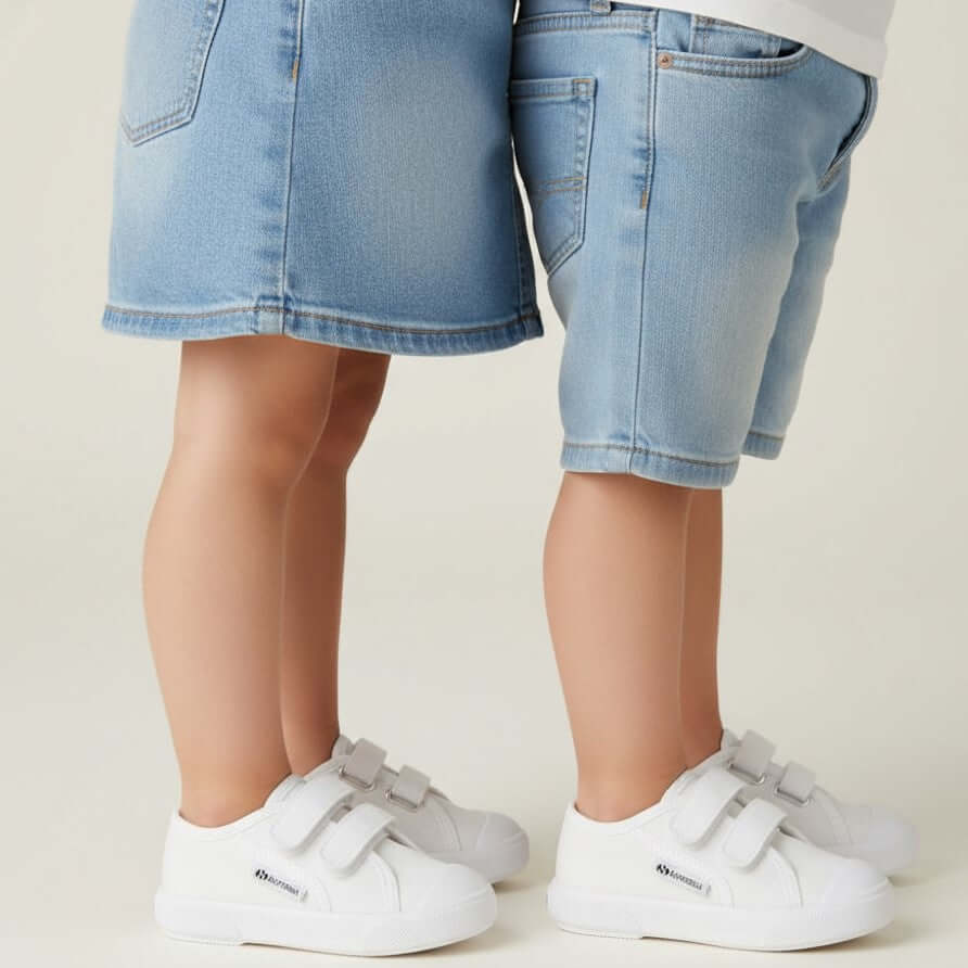 Scarpe Da Ginnastica Per Bambini Scarpe Da Ginnastica Unisex Per Bambini - Nere, In Tela, Con Chiusura A Velcro, LSU Scarpe Palestra Bambina Scarpe Da Ginnastica Per Bambini Scarpe Da Ginnastica Unisex Per Bambini - Nere, In Tela, Con Chiusura A Velcro, LSU Scarpe Palestra Bambina