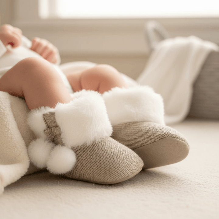 Stivaletti MAYORAL neonata ai piedi