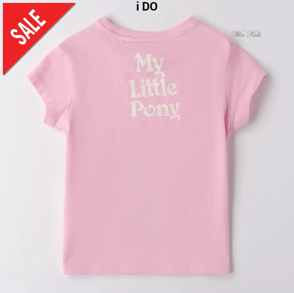T-shirt i DO bambina rosa mezza manica stampa unicorno dalla 3anni fino alla 10anni T-shirt