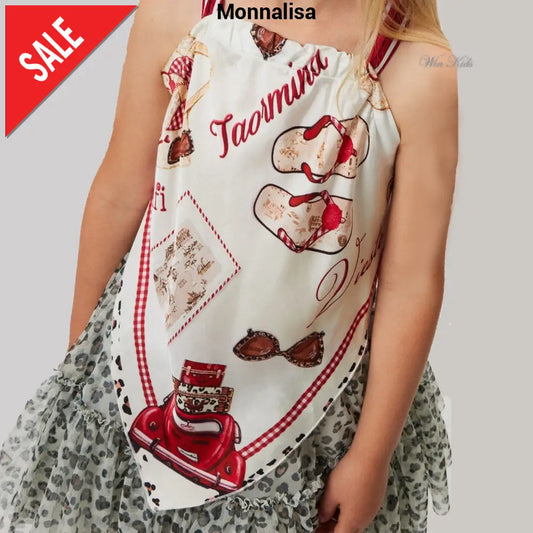 Top MONNALISA modello foulard 2 anni - 10 anni Top