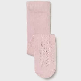 Leotardo MAYORAL rosa perforado 0 meses - 18 meses