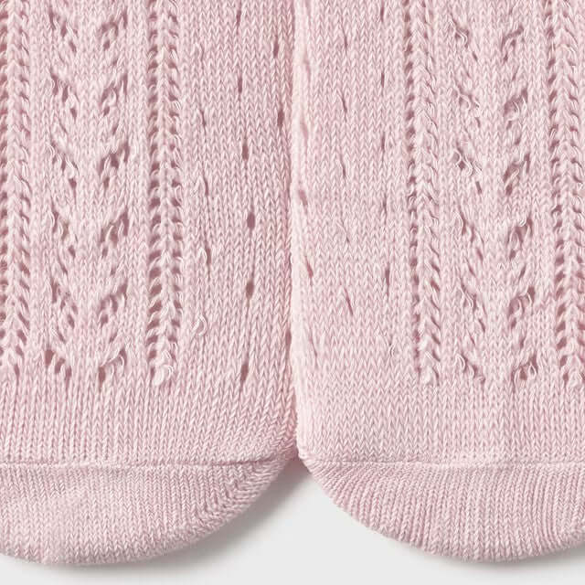 Leotardo MAYORAL rosa perforado 0 meses - 18 meses