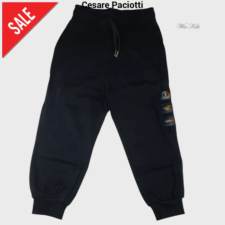 Tuta CESARE PACIOTTI baby kids e junior nera 6 mesi - 16 anni Tuta