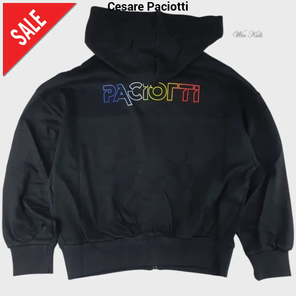 Tuta CESARE PACIOTTI baby kids e junior nera 6 mesi - 16 anni Tuta