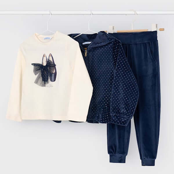 MAYORAL blue tracksuit and T-shirt 2 years - 10 years