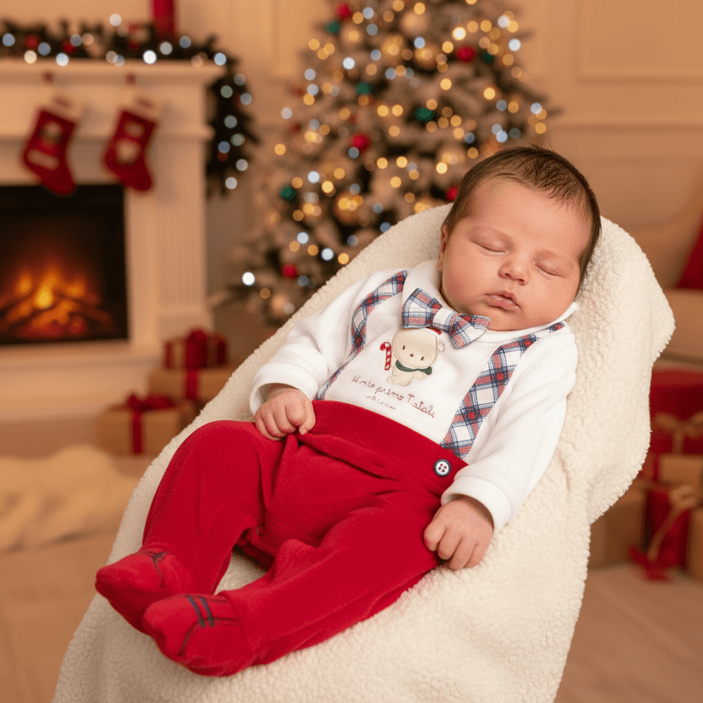 Tutina CHICCO il mio primo Natale ciniglia - Neonato