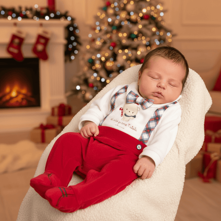 Tutina CHICCO il mio primo Natale ciniglia - Neonato