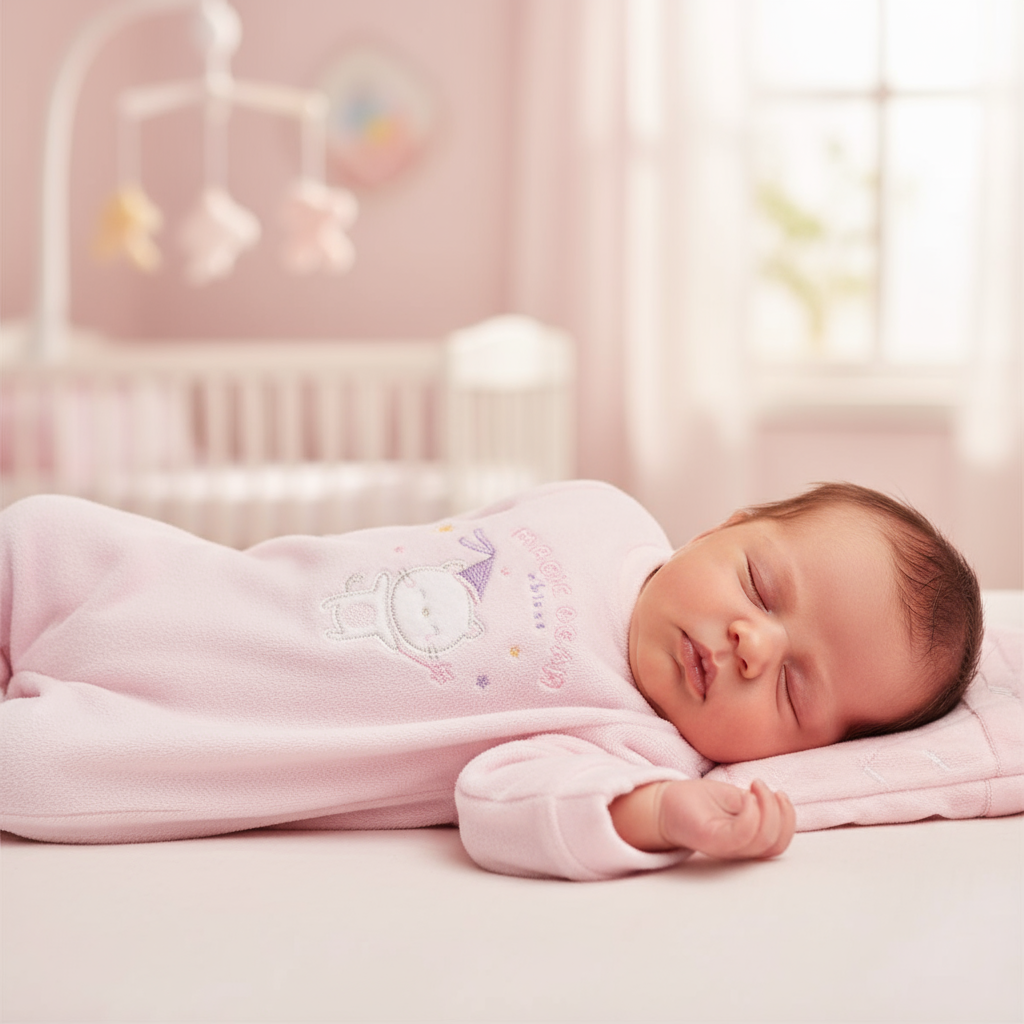 Tutina CHICCO in ciniglia rosa - Neonata