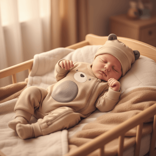 Tutina e Cappello MAYORAL orsetto beige - Indossato neonato