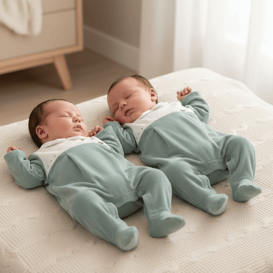 Tutina MAYORAL ciniglia verde gemelli